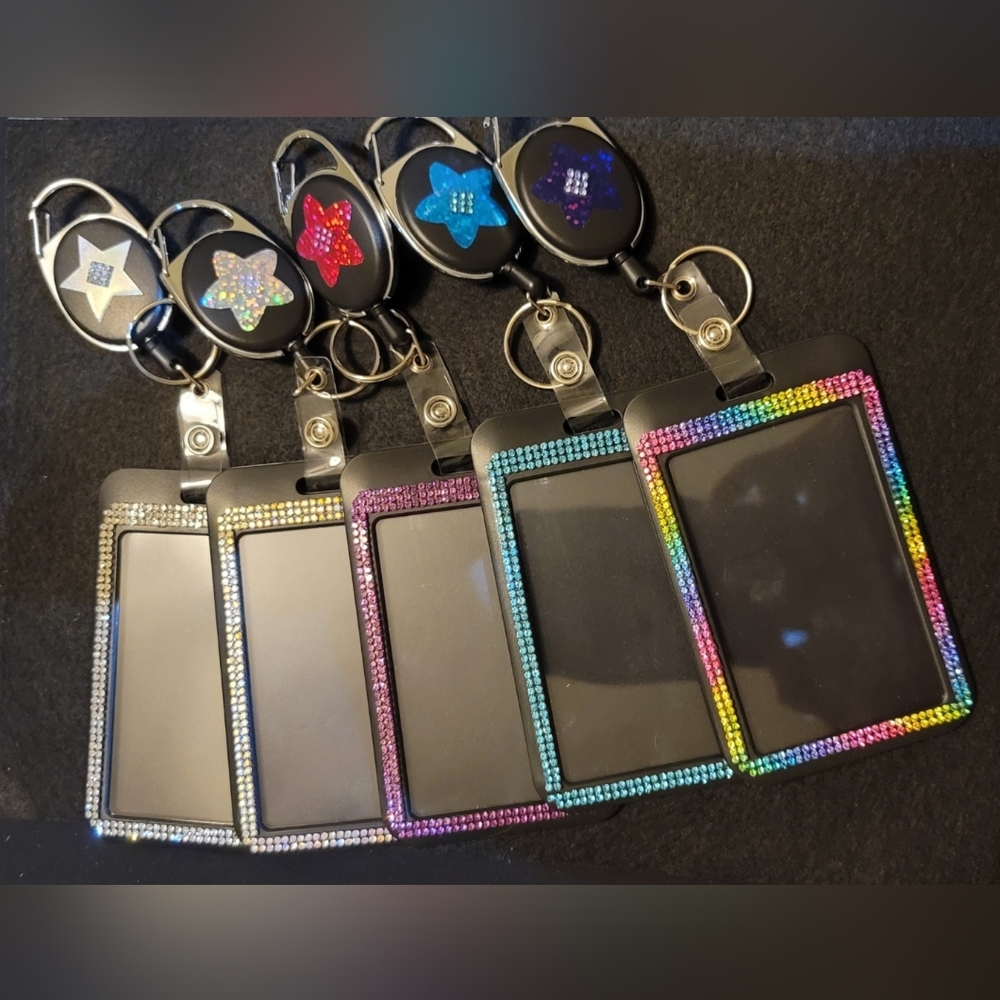 Bling ID Badges with matching Reel